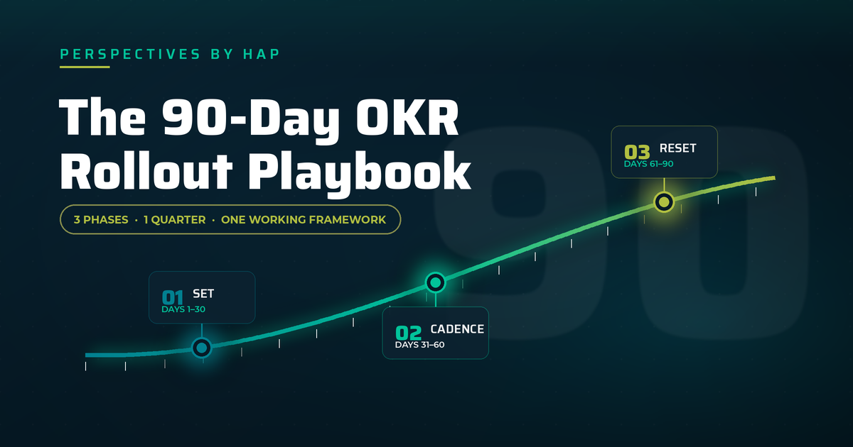The 90-Day OKR Rollout Playbook
